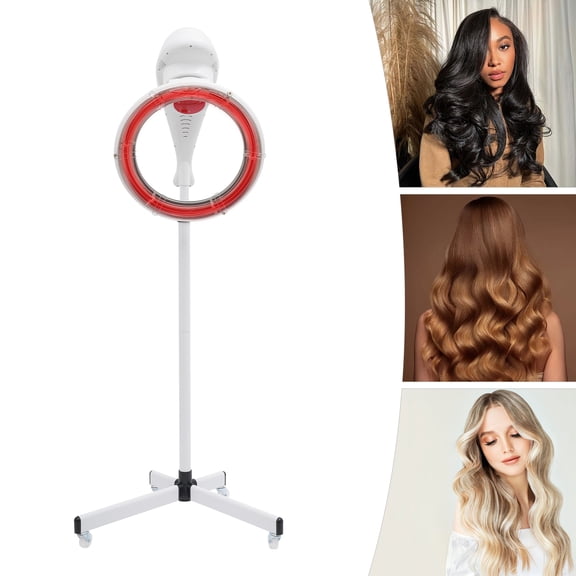 Professional Stand Salon Infrared Hair Dryer Adjustable With Wheels 950W