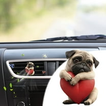 Dongrere Car Vent Diffuser Acrylic Dog Decoration Car Aroma Diffuser for Man and Woman