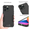thumbnail image 2 of CoverON For Apple iPhone 14 Pro Case, Military Grade Heavy Duty Rugged Phone Cover Grip, Black, 2 of 10