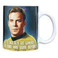 thumbnail image 2 of Star Trek Boldly Go Kirk 11oz Boxed Ceramic Mug, 2 of 6