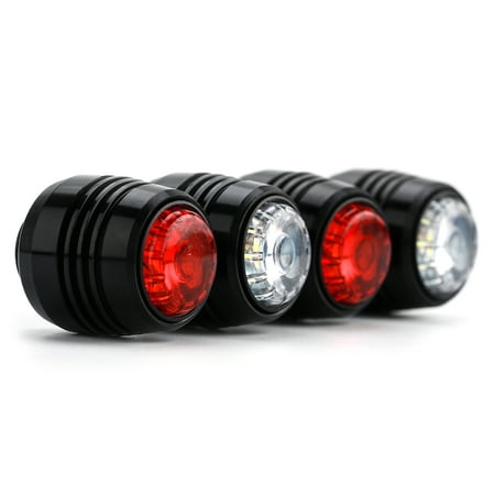 Koowheel 4Pcs Skateboard LED Lights Night Warning Safety Lights for 4 Wheels Skateboard