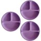 thumbnail image 1 of Suction Plates For Babies Toddlers| Plates Stay Put With Suction Feature | Divided Design | 3 Pack, 1 of 4