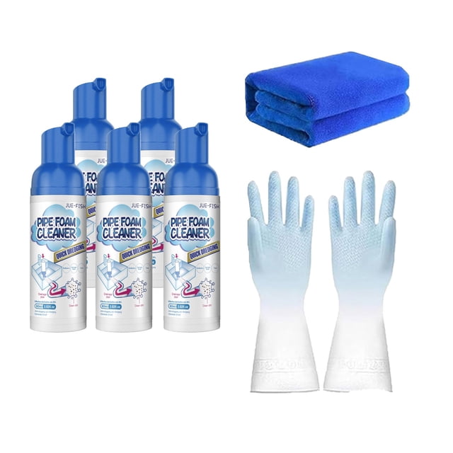 Limpiador de vidrios Limpiador multiusos Limpiador de ducha Limpiador con lejía Limpiador de espuma para tuberías, para disolver restos de comida, aceite y cabello, Limpiador de(Compre 2 y ahorre 10%)