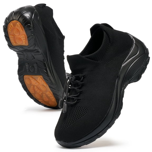 Decould sylf Women's Walking Shoes Lightweight Cushioned Breathable Non-Slip Casual Sneakers