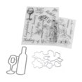 thumbnail image 1 of Clear Stamps, Unique Embossing Shape Clear Rubber Stamps  For Card For Paper Crafts For Album Decoration, 1 of 8