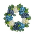 thumbnail image 1 of Guirnalda de Guirnaldas de verano Guirnalda Decoración de pared grande Guirnaldas de flores artificiales azules y blancas Guirnalda de, 1 of 9