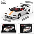 thumbnail image 6 of Classic Super Sports Car Building Blocks Kit, MOC Racing Car Model Replica Building Set for Adults, Collectible Set to Build,1349 Pieces, 6 of 6