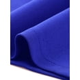 thumbnail image 5 of INSPIRE CHIC Women's Dress Sleeveless Crew Neck High Waist A-Line Office Dresses XL Royalblue, 5 of 6