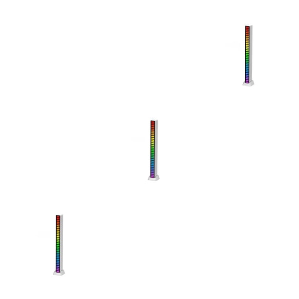 Billuyoard Dormitorio RGB Colorido Luz recargable Juegos Control de sonido Lámpara inalámbrica Tipo-c Carga Iluminación ambiental 16 Cuentas Type1 NO1
