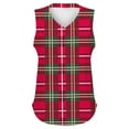 thumbnail image 5 of Tank Tops for Women V Neck Printed Loose Sleeveless Summer Tops, 5 of 5