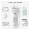 thumbnail image 4 of Braun Silk-epil 5 Epilator, Wet & Dry, Includes Shaver Head, SE5-041, 4 of 11