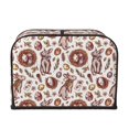 thumbnail image 2 of Cauagu Rabbit And Egg for 4 Slice Toaster Cover (11.4''×7.9''×7.5'') Bread Machine Cover Toaster Protector Kitchen Appliance Dust Cover, 2 of 7