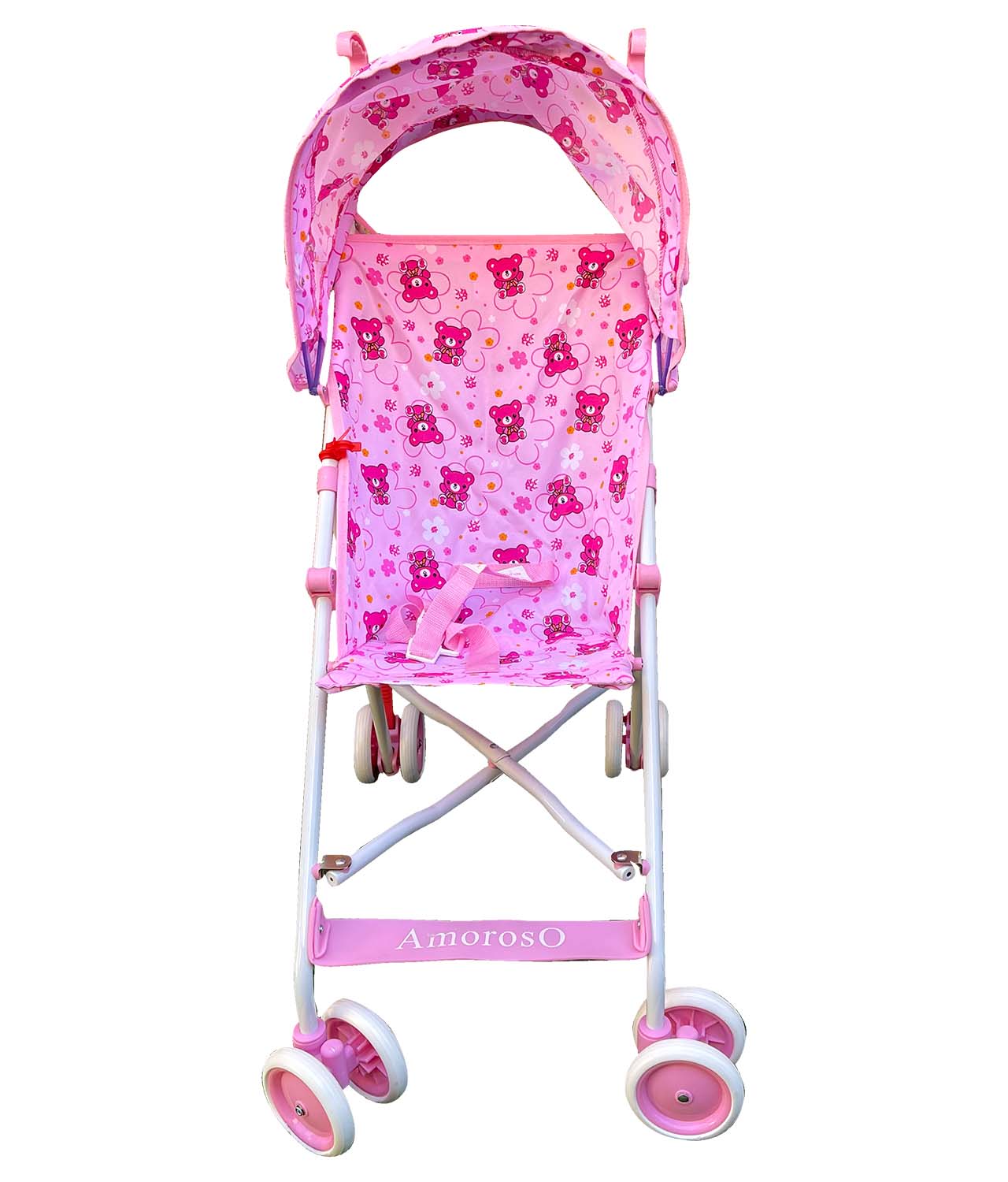 AmorosO Baby Stroller 12104R Lightweight Travel Umbrella Stroller for Toddler Pink