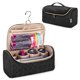 thumbnail image 1 of 1 estuche de viaje negro compatible con estilizadores Dyson, estuche de almacenamiento portátil para secador de pelo colgante con bolsillo lateral de malla, organizador de accesorios para secador de pelo Sincero Electrónica, 1 of 5