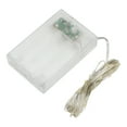 thumbnail image 1 of Silver Wire String Lights Home Decoration Lamp Battery Operated 10-50LED 100cm LED Warm White ABS Wedding Party, 1 of 6