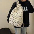 thumbnail image 6 of Clearance Office&Craft&Stationery under $10,Bow Backpack For Women 3 PCS Cute Backpack Nylon Aesthetic Daypack Bow Pattern Rucksack, 6 of 7
