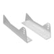 thumbnail image 1 of Soportes de montaje lateral para asientos de competición de alto rendimiento de hierro universales Plata, 1 of 8