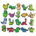 thumbnail image 5 of 20 Pices Dinosaure Srie Trou Chaussures Chaussures Fleur Jardin Chaussures Accessoires Dcoratifs Pvc Matriau Souple Cro, 5 of 5