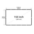 thumbnail image 2 of Projector Screen White Anti-Crease Soft High Density Portable Foldable Outdoor Movie ,Wrinkle-Free Outdoor Projector Screen, 2 of 7