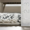 thumbnail image 2 of nuLOOM Cassia Moroccan Diamond Shaggy Tassel Area Rug, 4' x 6', Cassia Off-white, 2 of 5