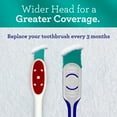 thumbnail image 5 of GuruNanda Gentle Giant Toothbrush with Dual Action Flossing Spiral Bristles - Ergo Dexa Grip - Helps in Teeth Whitening, BPA Free, (4 Count), 5 of 9
