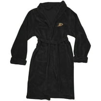 Men's The Northwest Company Black Anaheim Ducks Silk Touch Bath Robe