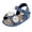 hwj# Blue129, variant on Huowey Girls Baby Sandals Summer Denim Cute Bow Lace Trim Adjustable Ankle Strap Open Toe Comfortable Flat Thick Soles Shoes Non- Lightweight Princess Sandals Footwear,Light blue,0-6 Months