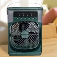 thumbnail image 1 of Ventilador De Niebla De Pulverización De Agua Ventilador de escritorio USB Refrigerador eléctrico Ventilador Humidificador Bajo ruido Viajes Camping Suministros Wdftyju Libre de BPA, 1 of 4