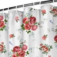 thumbnail image 4 of Waterproof Pioneer Shower Curtain 72x84 Inch Polyester Unique Cute Floral Shower Curtain for Bathroom Hotel Home Decor with 12 Plastic Hooks, 4 of 5