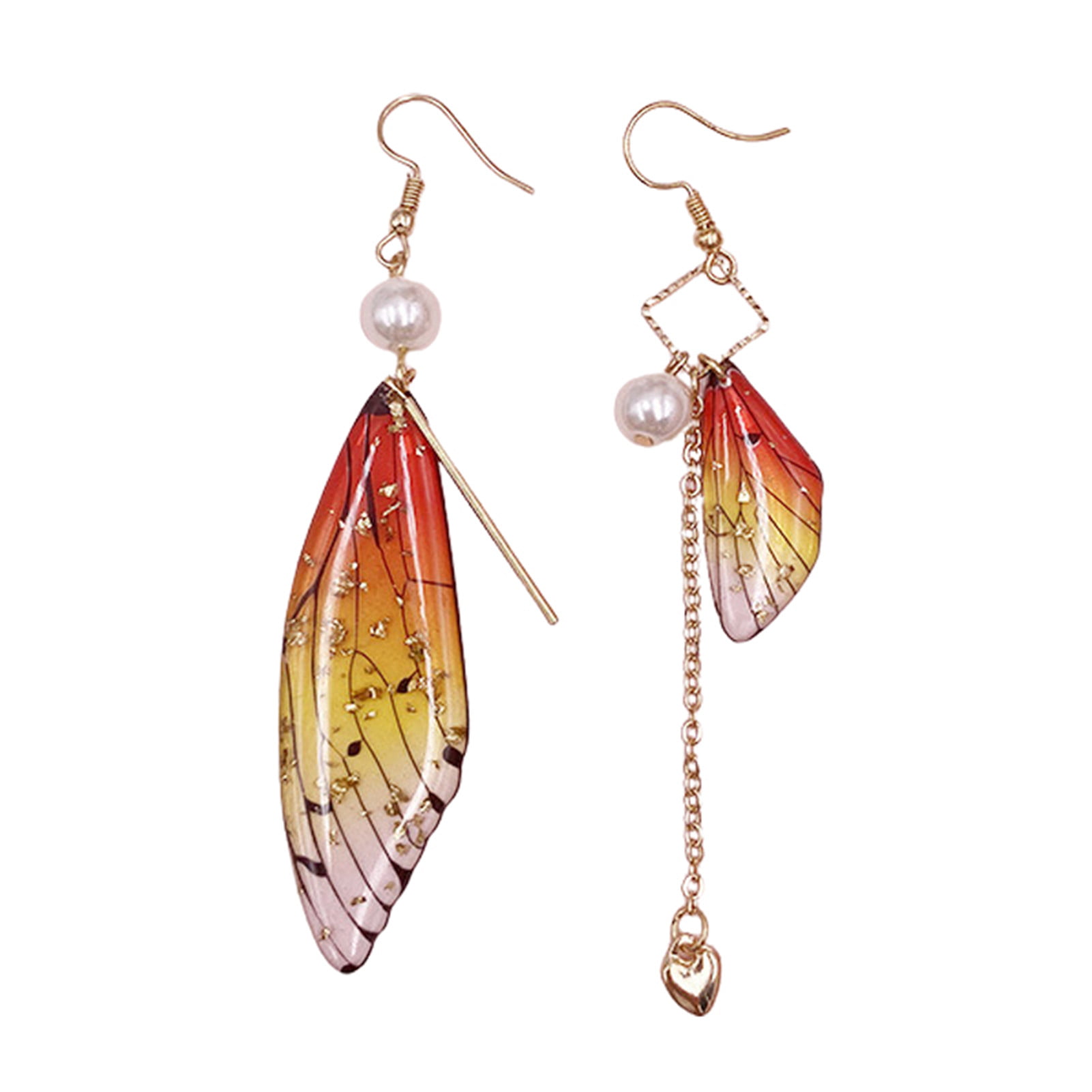 Vibrant hypoallergenic jewelry versatile designs handcrafted Dangling Resin Earrings Lightweight Glittering Drops
