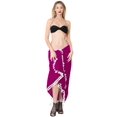 thumbnail image 2 of HAPPY BAY Women's Beachwear Summer Waist Tie Beach Sarong Coverups Wraps Maxi Pareo Swim Cover up for Women One Size Pink_B335, 2 of 5