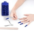 thumbnail image 5 of 100 Extra Long Coffin Nails Solid Color Full Cover Nail Tips For Women Girls Manicure, 5 of 7