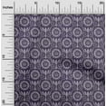 thumbnail image 2 of oneOone Viscose Jersey Purple Fabric Aian Batik Fabric For Sewing Printed Craft Fabric By The Yard 60 Inch Wide, 2 of 4