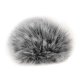 thumbnail image 3 of Microphone Windshield Furry Fur Windproof Muff Windscreen Cover For Sony Rode Boya Lapel Lavalier Mic 5mm 10m WindShield, 3 of 5