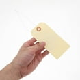 thumbnail image 3 of FOMIYES 100Pcs Pricing Tags With Strings Item Tags For Retail Use Yellow Paper, 3 of 8
