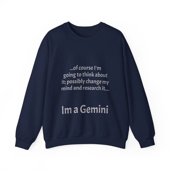 Funny Gemini Zodiac Unisex Heavy Blend™ Crewneck Sweatshirt