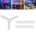 thumbnail image 4 of 30Pcs Aquarium Air Valve Connector, Plastic Connect Multiple Valves 3 Way Straight Tube, Fish  Pipe Management Accessory for Fish  Long Lasting Fish  Valve Accessory, 4 of 8