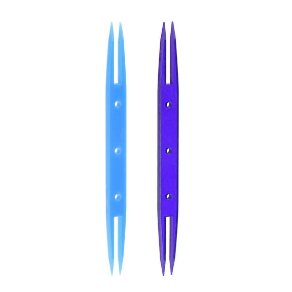 Uxcell Tatting Shuttles 87x7x3mm Colorful Plastic Shuttles Supplies 2 Pack, Lake Blue Blue