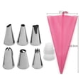 thumbnail image 2 of Amdohai Cake Decor Stainless Steel Cake Decorating Supplies Cake Turntable 8PCS/Set DIY Cream Tools, 2 of 7