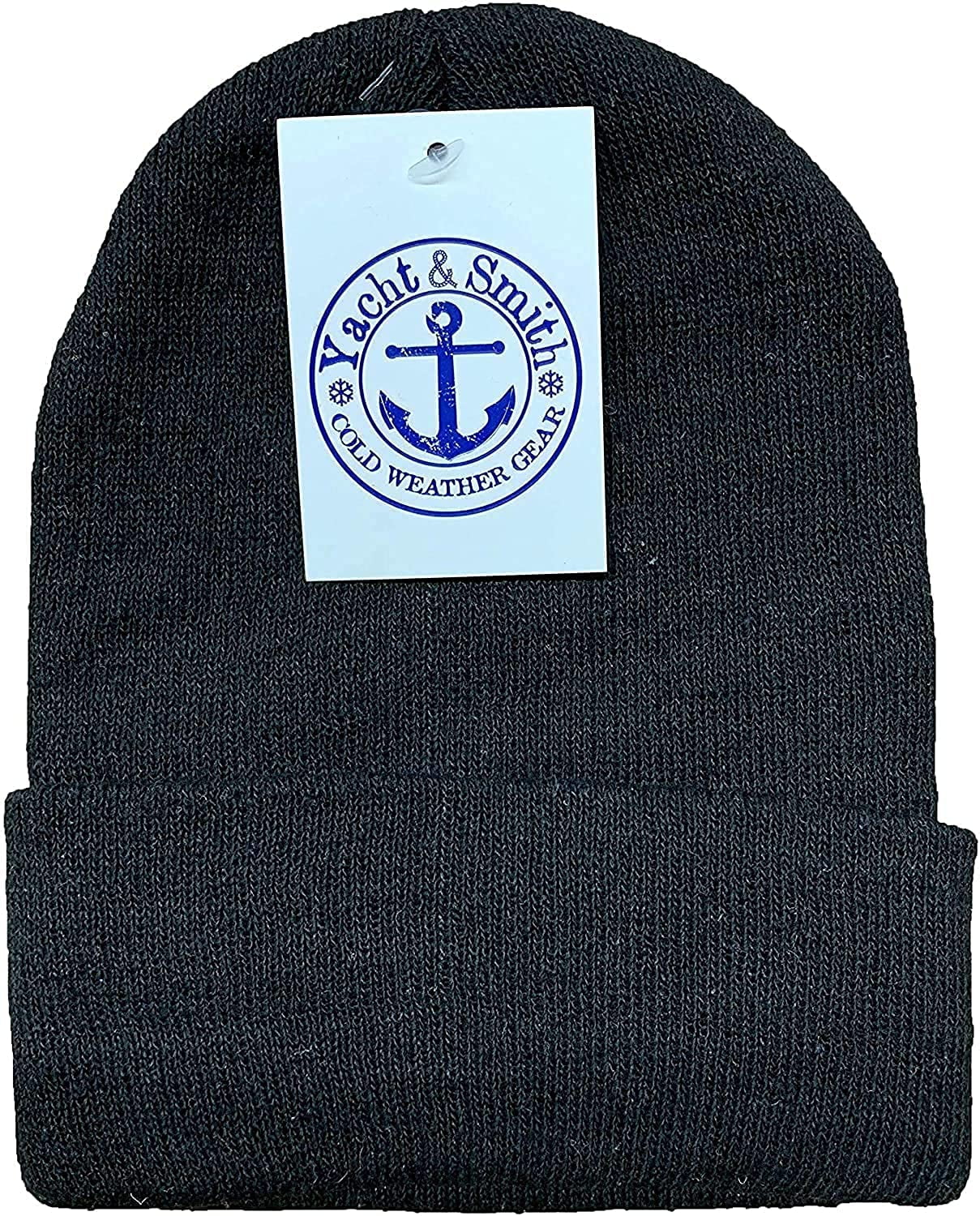 60 Pack of Yacht & Smith Wholesale Beanies, Bulk Thermal Winter Hat for Kids