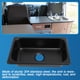 thumbnail image 4 of Fregadero Cocina para RV, Fregadero Acero Inxidable PARA RV CON ORIFORIO DE DRENEZE DE 40 MM, Fregadero Barra Abatible, Lavabo Cuadrado individual, Lavabo para, 4 of 7