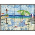 thumbnail image 3 of Brent, Paul 24x19 Black Modern Framed Museum Art Print Titled - Beach Signs I, 3 of 5