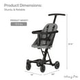 thumbnail image 5 of Dream On Me Coast Rider | Travel Stroller | Lightweight Stroller | Compact | Portable | Vacation Friendly Stroller, Gray, 5 of 9