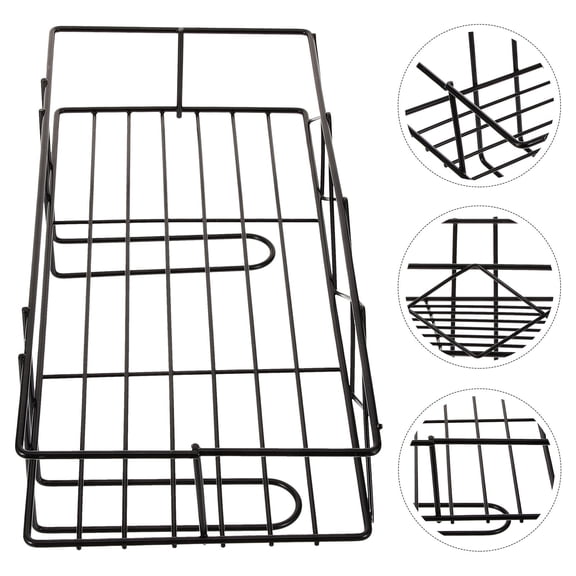 WHAMVOX Over The Toilet Storage Rack Iron Black for Bathroom Organizer