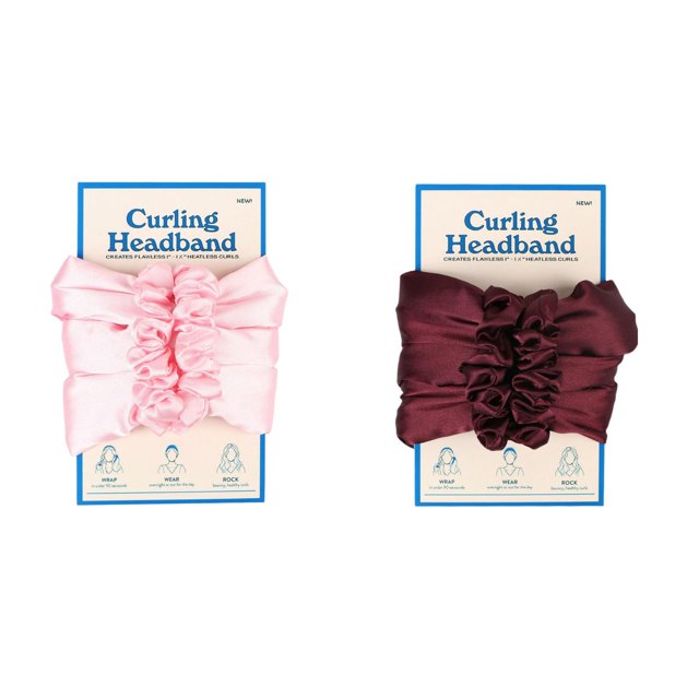 Sleep Heatless Curling Rod Hair Roller Cabello Largo DIY Mujeres Niñas Marrón Zulema Barras de curling