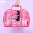 thumbnail image 2 of Bolsa de Playa BABANA Jelly para Mujer Grande Tote Rosa, 2 of 8
