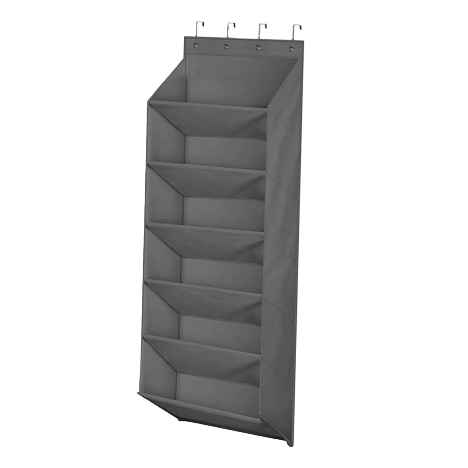6 Tier Large Deep Pockets Door Shoe Rack Hanging Storage Bag for Closet Door