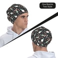 thumbnail image 6 of Xecao Christmas cute deer old man Print Knit Hat,Winter Beanie for Men Women, Beanie Soft Warm Ski Stocking Cuffed Cap, 6 of 7