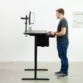 thumbnail image 5 of VIVO Espresso Wood 60 x 24 inch Universal Table Top for Sit to Stand Desk Frames, 5 of 6