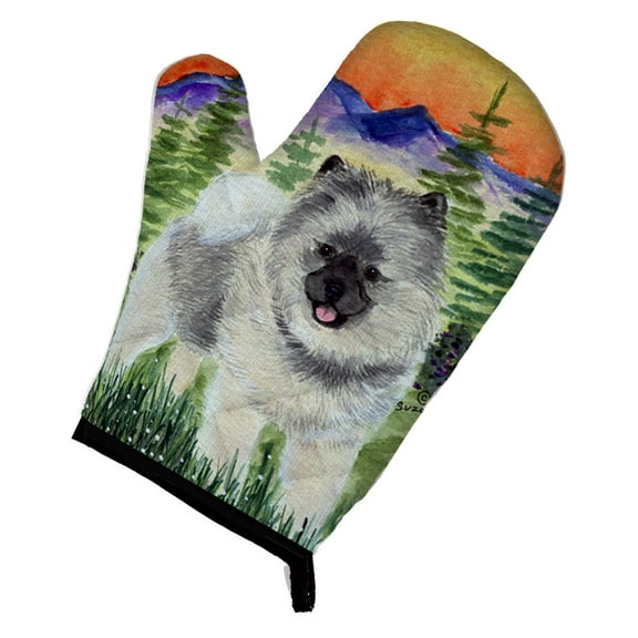 Keeshond Oven Mitt